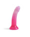 Love to Love - Dildo - Dildoll Sunrise - Buigbaar - Siliconen - Met Glitters - Roze-Erotiekvoordeel.nl