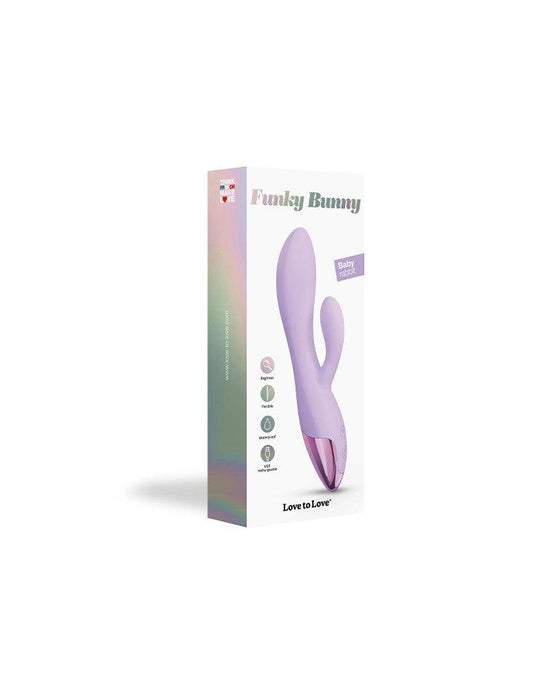 Love to Love - Funky Bunny - Rabbit Vibrator - Lila-Erotiekvoordeel.nl