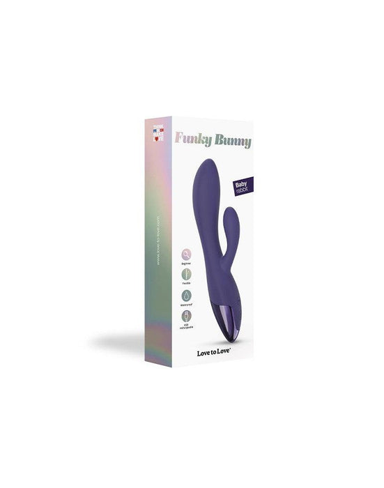 Love to Love - Funky Bunny - Rabbit Vibrator - Paars-Erotiekvoordeel.nl