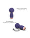 Love to Love - Itsy Bitsy - Mini Wand Vibrator - Paars-Erotiekvoordeel.nl