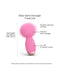 Love to Love - Itsy Bitsy - Mini Wand Vibrator - Roze-Erotiekvoordeel.nl