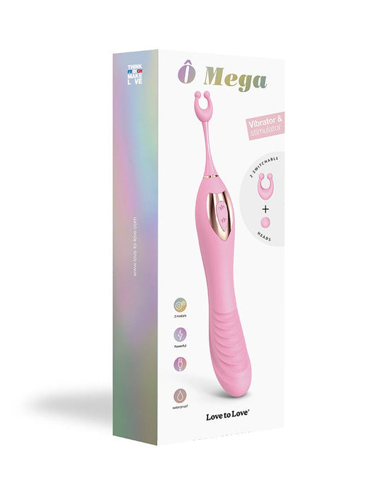 Love to Love - Ô Mega - Pinpoint Vibrator èn G-spot Vibrator - Roze-Erotiekvoordeel.nl