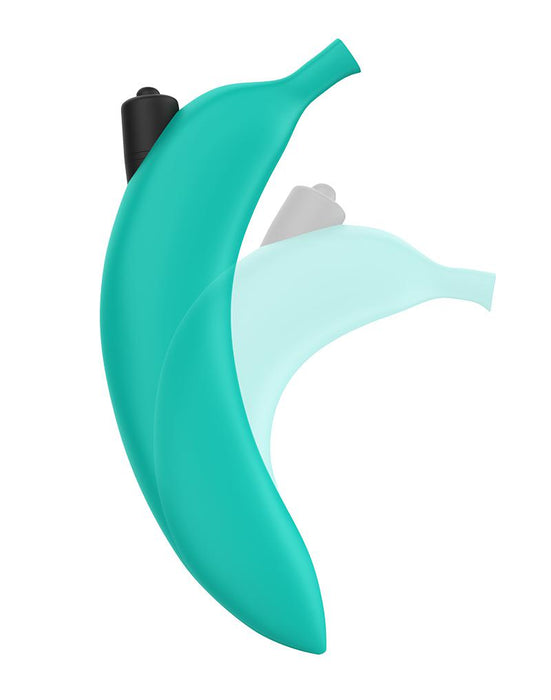 Love to Love - Oh Oui Banaan Vibrator - Turquoise-Erotiekvoordeel.nl