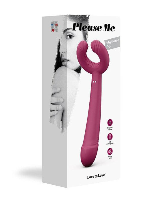 Love to Love - Please Me Vibrator, Masturbator En dubbele penetrator In één-Erotiekvoordeel.nl