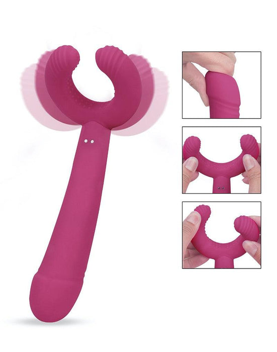 Love to Love - Please Me Vibrator, Masturbator En dubbele penetrator In één-Erotiekvoordeel.nl