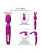 Love to Love - R-Evolution Wand Vibrator Set Met 2 verwisselbare opzetstukken - Roze-Erotiekvoordeel.nl