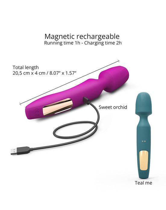 Love to Love - R-Evolution Wand Vibrator Set Met 2 verwisselbare opzetstukken - Roze-Erotiekvoordeel.nl