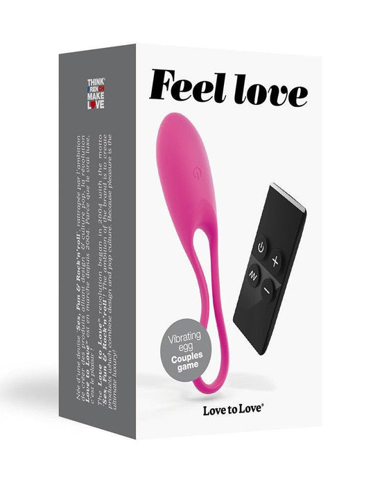 Love to Love - Feel The Love - Vibrerend Ei Met remote Control-Erotiekvoordeel.nl