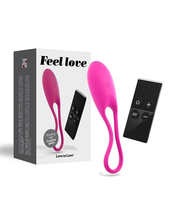 Love to Love - Feel The Love - Vibrerend Ei Met remote Control-Erotiekvoordeel.nl