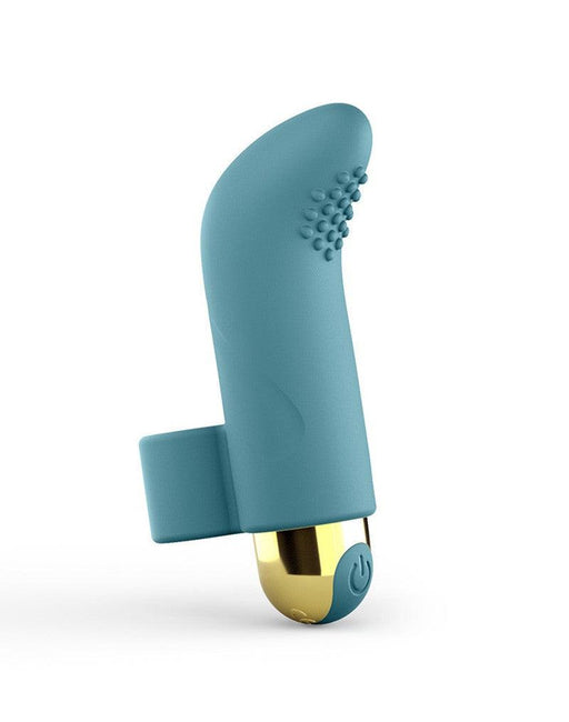 Love to Love - Vinger Vibrator Touch Me Petrol - Turquoise-Erotiekvoordeel.nl