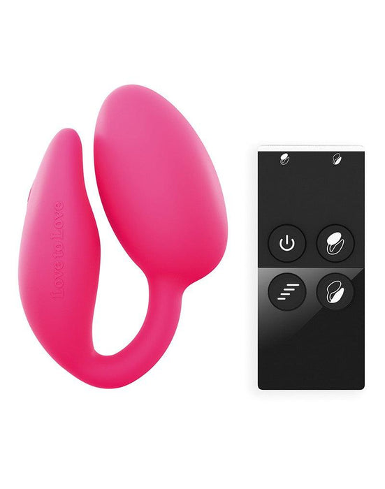 Love to Love - Wonderlove - Partner Vibrator Met 2 Motoren En Afstandsbediening - Roze-Erotiekvoordeel.nl