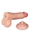 LoveToy - Dildo - Glijdende Huid Dildo - Lengte 20 cm - Diameter 3.9 cm - Lichte Huidskleur-Erotiekvoordeel.nl