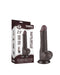 LoveToy - Dildo Met Sliding Skin Technologie - 19,5 cm x Ø 3,6 cm - Zwart-Erotiekvoordeel.nl