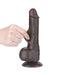 LoveToy - Dildo Met Sliding Skin Technologie - 19,5 cm x Ø 3,6 cm - Zwart-Erotiekvoordeel.nl