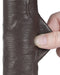 LoveToy - Dildo Met Sliding Skin Technologie - 20 cm x Ø 3,8 cm - Bruin-Erotiekvoordeel.nl