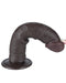 LoveToy - Dildo Met Sliding Skin Technologie - 20 cm x Ø 3,8 cm - Bruin-Erotiekvoordeel.nl