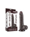 LoveToy - Dildo Met Sliding Skin Technologie - 20 cm x Ø 3,9 cm - Bruin-Erotiekvoordeel.nl