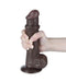 LoveToy - Dildo Met Sliding Skin Technologie - 20,8 cm x Ø 4 cm - Bruin-Erotiekvoordeel.nl