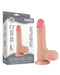 LoveToy - Dubbellaags Dildo - Glijdende Huid Dildo - Lengte 19.5 cm - Diameter 3.7 cm - Lichte Huidskleur-Erotiekvoordeel.nl