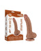 Lovetoy - Dildo Met Sliding Skin Technologie - 19.5 x 3.5 cm - Verwijderbare Zuignap - Medium Huidskleur-Erotiekvoordeel.nl