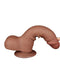 Lovetoy - Dildo Met Sliding Skin Technologie - 19.5 x 3.7 cm - Verwijderbare Zuignap - Medium Huidskleur-Erotiekvoordeel.nl