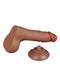 Lovetoy - Dildo Met Sliding Skin Technologie - 19.5 x 3.7 cm - Verwijderbare Zuignap - Medium Huidskleur-Erotiekvoordeel.nl