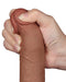 Lovetoy - Dildo Met Sliding Skin Technologie - 19.5 x 3.7 cm - Verwijderbare Zuignap - Medium Huidskleur-Erotiekvoordeel.nl