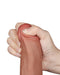 Lovetoy - Dildo Met Sliding Skin Technologie - 22 x 4.3 cm - Verwijderbare Zuignap - Medium Huidskleur-Erotiekvoordeel.nl