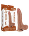 Lovetoy - Dildo Met Sliding Skin Technologie - 22 x 4.3 cm - Verwijderbare Zuignap - Medium Huidskleur-Erotiekvoordeel.nl