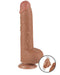 Lovetoy - Dildo Met Sliding Skin Technologie - 24 x 4.3 cm - Verwijderbare Zuignap - Lichte Huidskleur-Erotiekvoordeel.nl