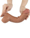 Lovetoy - Dildo Met Sliding Skin Technologie - 24 x 4.3 cm - Verwijderbare Zuignap - Lichte Huidskleur-Erotiekvoordeel.nl