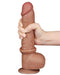 Lovetoy - Dildo Met Sliding Skin Technologie - 24 x 4.3 cm - Verwijderbare Zuignap - Lichte Huidskleur-Erotiekvoordeel.nl