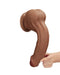 Lovetoy - Dildo - Sliding Skin Dildo - Lengte 29 cm - Bruin-Erotiekvoordeel.nl