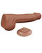 Lovetoy - Dildo - Sliding Skin Dildo - Lengte 29 cm - Bruin-Erotiekvoordeel.nl