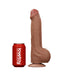 Lovetoy - Dildo - Sliding Skin Dildo - Lengte 29 cm - Bruin-Erotiekvoordeel.nl