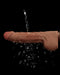 Lovetoy - Dildo - Sliding Skin Dildo - Lengte 29 cm - Bruin-Erotiekvoordeel.nl