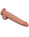 Lovetoy - Dildo - Sliding Skin Dildo - Lengte 34 cm - Lichte Huidskleur-Erotiekvoordeel.nl