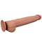 Lovetoy - Dildo - Sliding Skin Dildo - Lengte 34 cm - Lichte Huidskleur-Erotiekvoordeel.nl