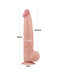 Lovetoy - Dildo - Sliding Skin Dildo - Lengte 34 cm - Lichte Huidskleur-Erotiekvoordeel.nl