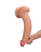 Lovetoy - Dildo - Sliding Skin Dildo - Lengte 34 cm - Lichte Huidskleur-Erotiekvoordeel.nl