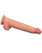 Lovetoy - Dildo - Sliding Skin Dildo - Lengte 34 cm - Lichte Huidskleur-Erotiekvoordeel.nl