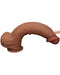 Lovetoy - Dildo - Sliding Skin Dildo - Lengte 36 cm - Bruin-Erotiekvoordeel.nl