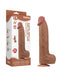 Lovetoy - Dildo - Sliding Skin Dildo - Lengte 36 cm - Bruin-Erotiekvoordeel.nl