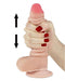 Lovetoy - Dildo Met glijdende huid 18 cm - Lichte Huidskleur-Erotiekvoordeel.nl