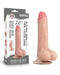 Lovetoy - Dildo Met glijdende huid 18 cm - Lichte Huidskleur-Erotiekvoordeel.nl