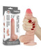 Lovetoy - Dildo Met glijdende huid 18 cm - Lichte Huidskleur-Erotiekvoordeel.nl