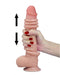 Lovetoy - Dildo Met glijdende huid 23 x 4 cm - Lichte Huidskleur-Erotiekvoordeel.nl