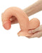 Lovetoy - Easy Strap-on Set Met dildo Van 21,5 cm Met Balzak - Lichte Huidskleur-Erotiekvoordeel.nl