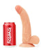 Lovetoy - Easy Strap-on Set Met dildo Van 21,5 cm Met Balzak - Lichte Huidskleur-Erotiekvoordeel.nl