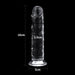 Lovetoy - Flawless - Dildo - 18 x 3,5 cm - Transparant-Erotiekvoordeel.nl